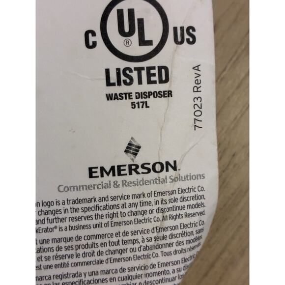 InSinkErator Garbage Disposal Power Cord Kit, CRD-00 Black Plumbing Kitchen Sink - Picture 4 of 6